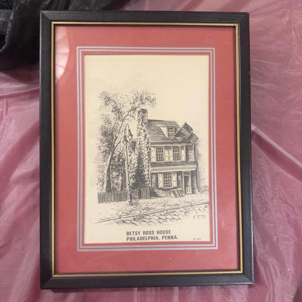 Betsy Ross House Framed Art
